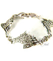 Silver Steed Dappled Silver  Horse Bracelet