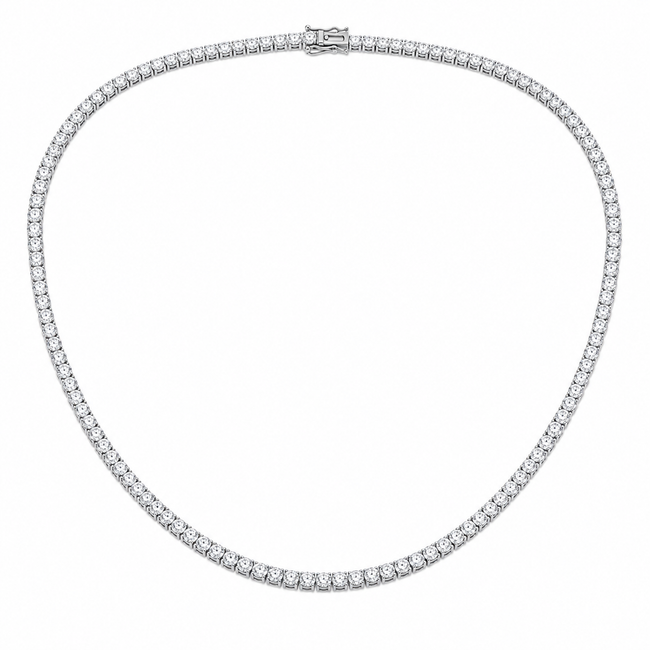 Luxe 3mm Moissanite Tennis Chain necklace