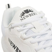 Newbery 360 Cricket Schoen - Volledig witte spikes