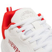 Newbery 360 Cricket Schoen - Wit & Rode Spikes