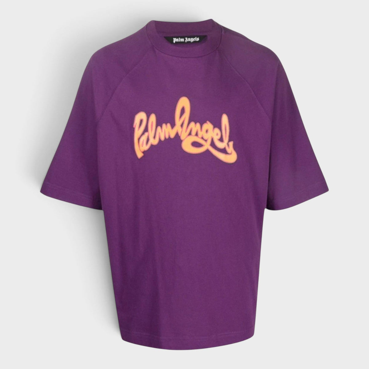 Seasonal Logo Raglan Oversized Tee Purple