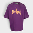 Seasonal Logo Raglan Oversized Tee Purple