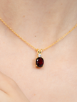 Essential Garnet Jewellery Set in 18k Gold Vermeil