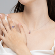Lavendel Amethist Ring in Sterling Zilver
