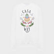 Casa Way Embroidered Sweatshirt White