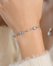 Mini Set 2 – Blautopas-Schmuckset in Sterlingsilber