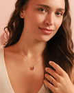 Anillo de media eternidad de rubí rosa y amatista talla pera en vermeil de oro de 18k