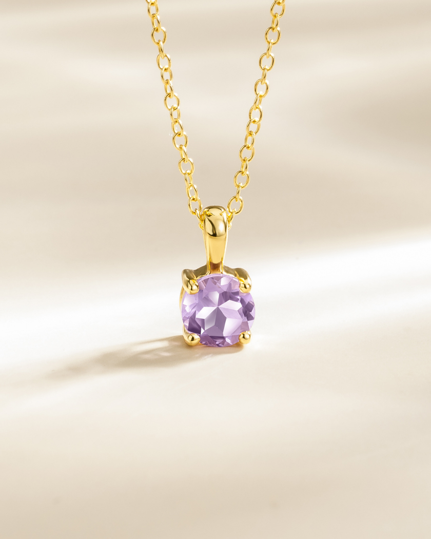 Lavender Amethyst Everyday Jewellery Gift Set in 18k Gold Vermeil