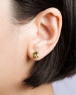 Peridot Bracelet and Earrings Set in Sterling Silver