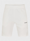 Wave Diagonal Sweatshorts White
