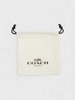 Coach Signature Tea Rose Stud Earrings Metal