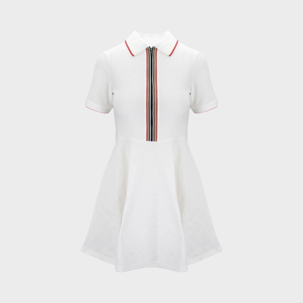 Keiley Polo Dress White