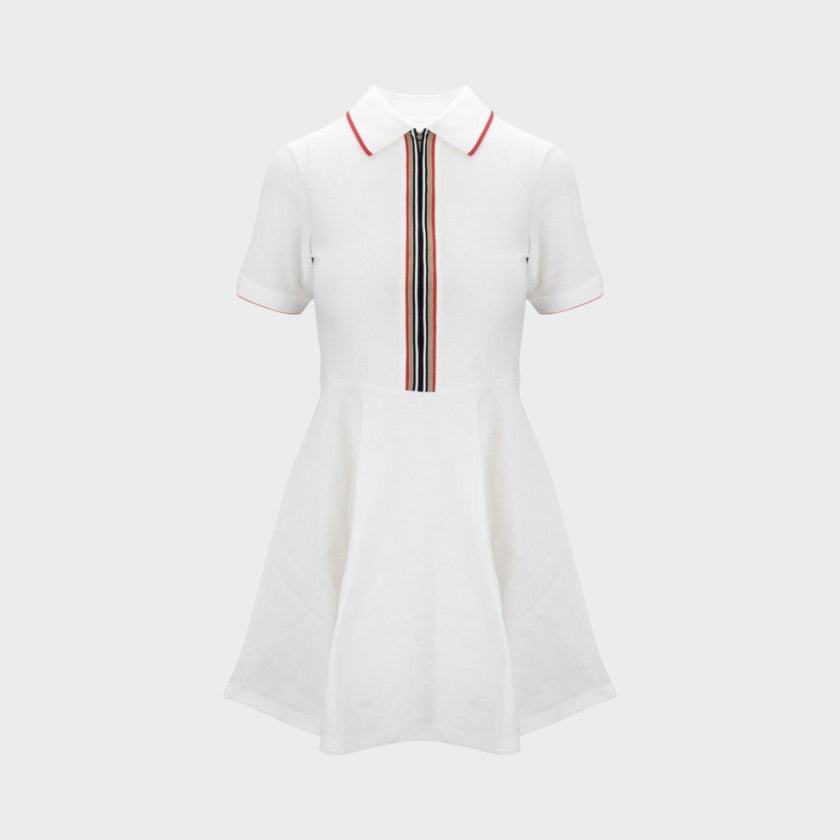 Keiley Polo Dress White