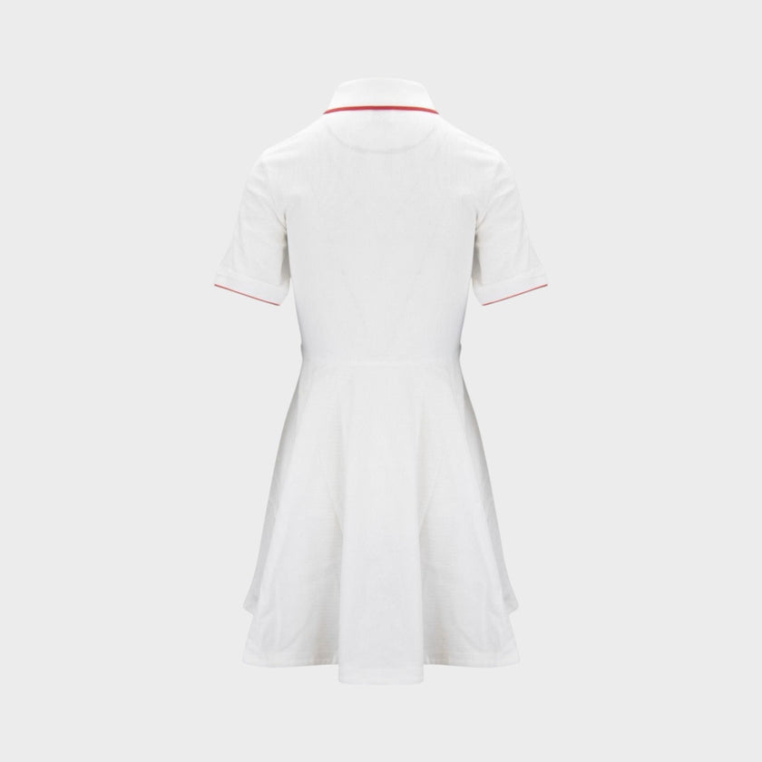 Keiley Polo Dress White