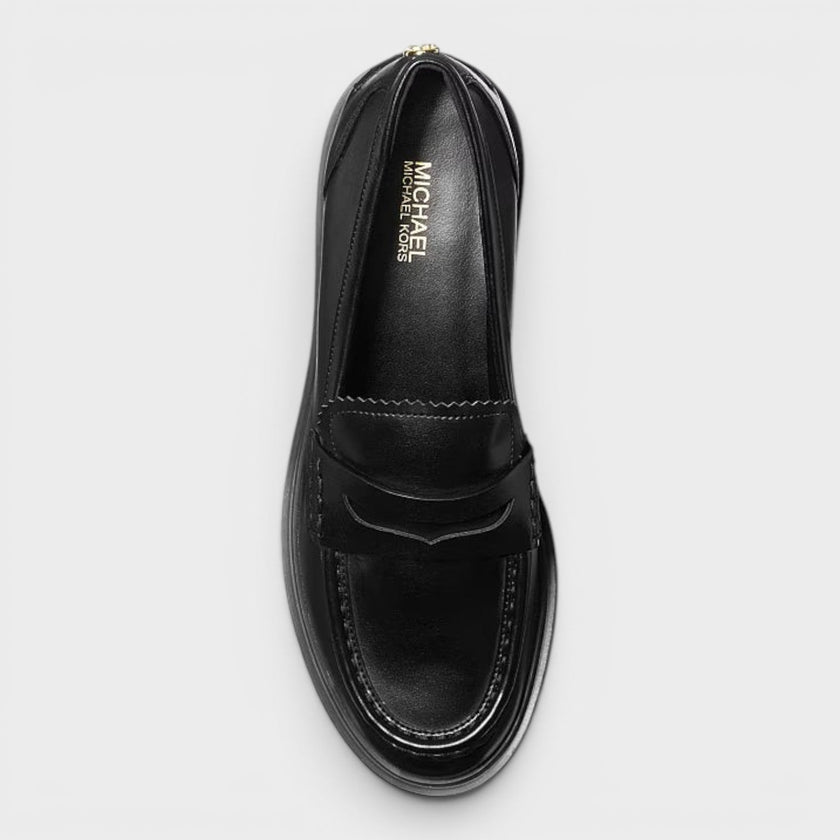 Holland Lug Loafer Faux Leather Black