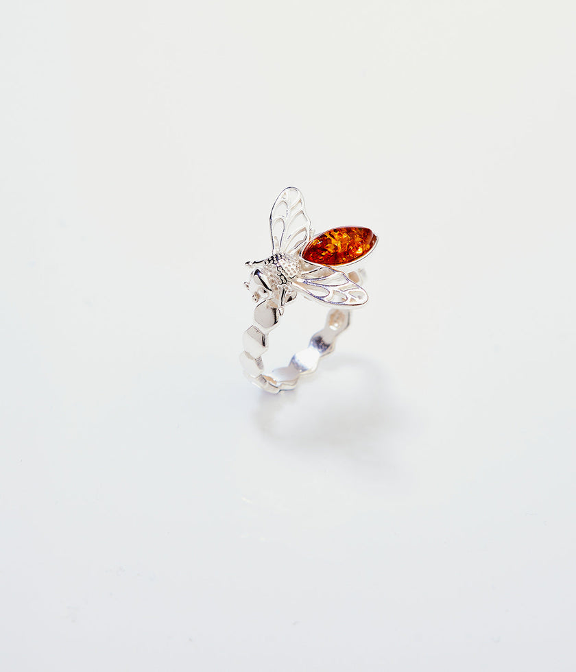 Anillo Abeja de Ámbar