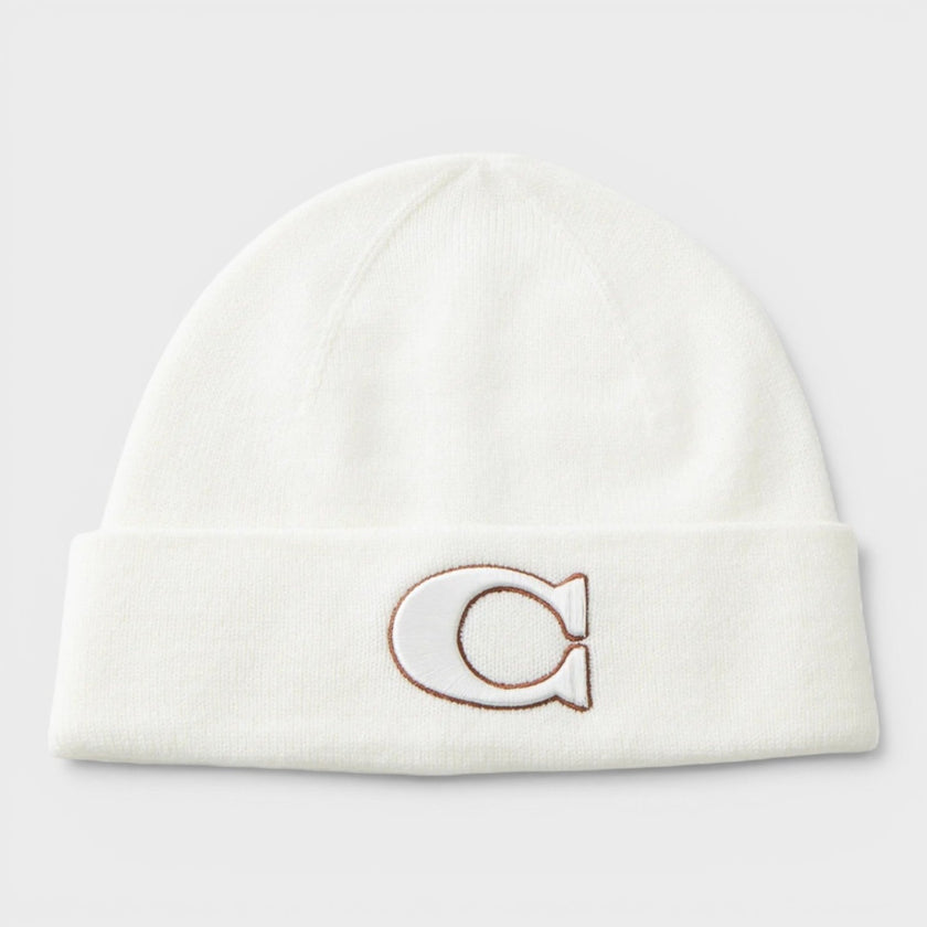 Varsity Knit Beanie Chalk