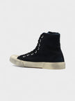 Balenciaga Paris High Destroyed Black White