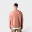 Sprayed Horizons Wool Sweater Sunrise Pink