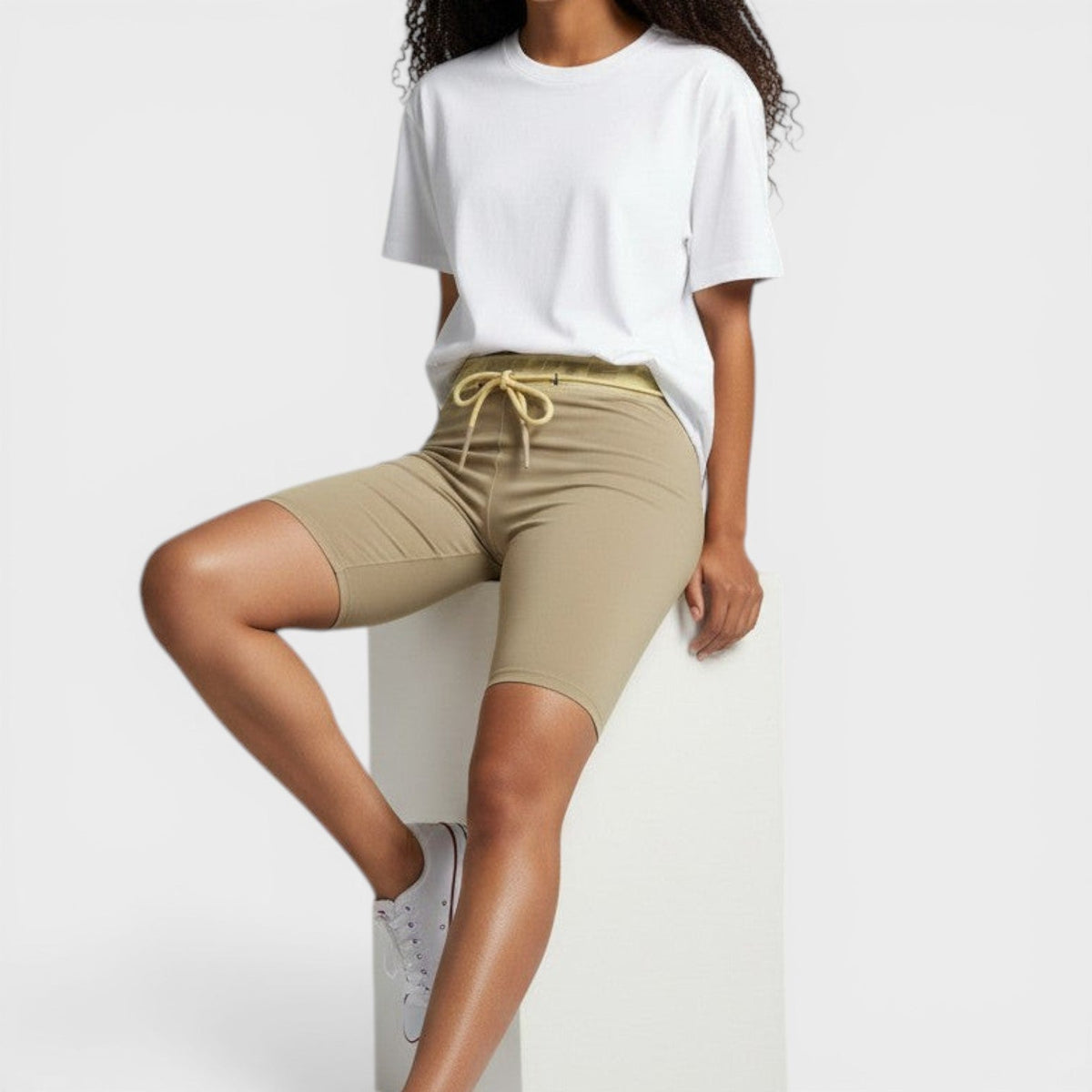 Athletic Shorts Band Logo Forest Green