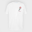 Leaning Column Printed T-Shirt White