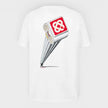Leaning Column Printed T-Shirt White