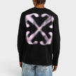 Arrow Skate Long Sleeve T Shirt Black Pink