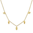 Collana Hamsa Aara Luxe placcata in oro 18k