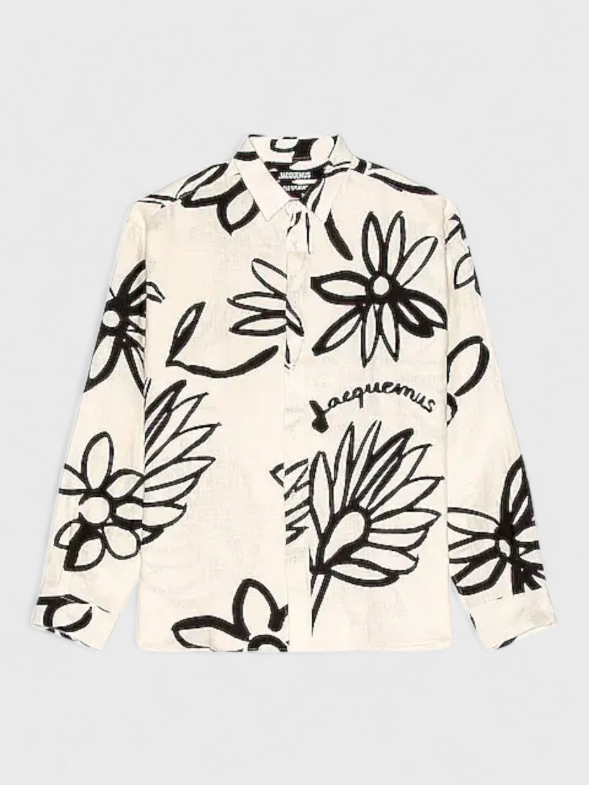 Jacquemus La Chemise Long Sleeve Shirt White