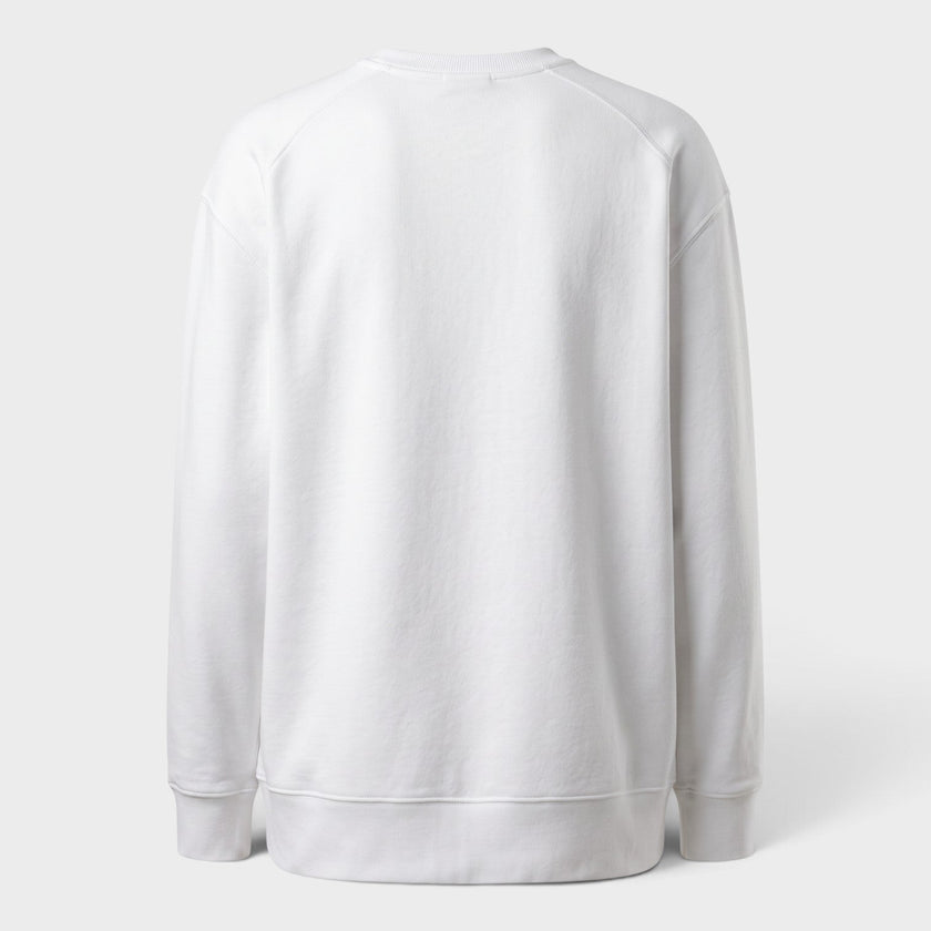 Logo Cotton Sweatshirt White Multicolour
