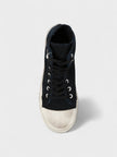 Balenciaga Paris High Destroyed Black White