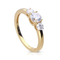 Diamonfire Zirconia Trilogy Ring
