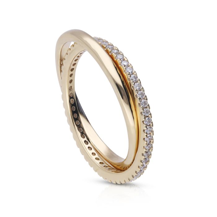 Diamonfire Interlinked Ring