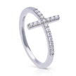 Diamonfire Pave Set Cross Ring