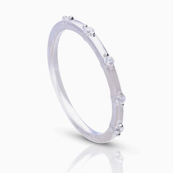 Diamonfire Zirkonia Ring met Steentjes