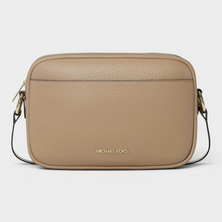 Jet Set Travel Leather Camera Bag Camel