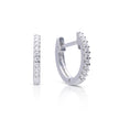 Diamonfire Pave Set Hoop Earrings