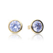 Diamonfire Bezel Set Solitaire Stud Earrings