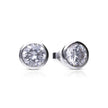 Diamonfire Bezel Set Solitaire Stud Earrings