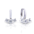 Diamonfire Trilogy Zirconia Hoop Earrings
