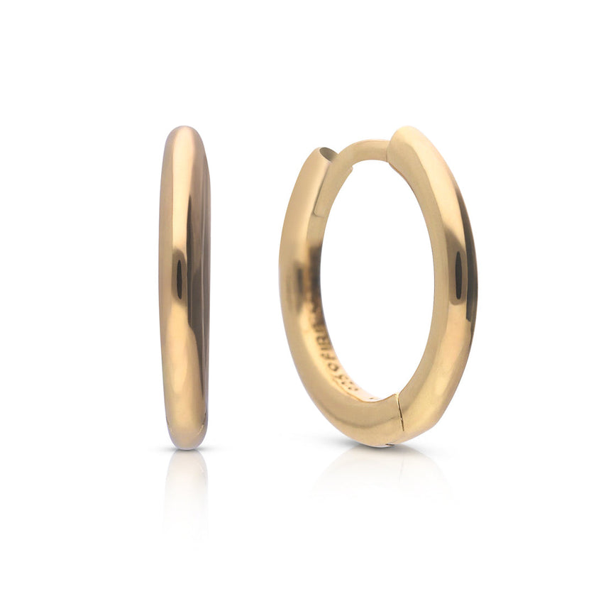 Diamonfire Plain Hoop Earrings