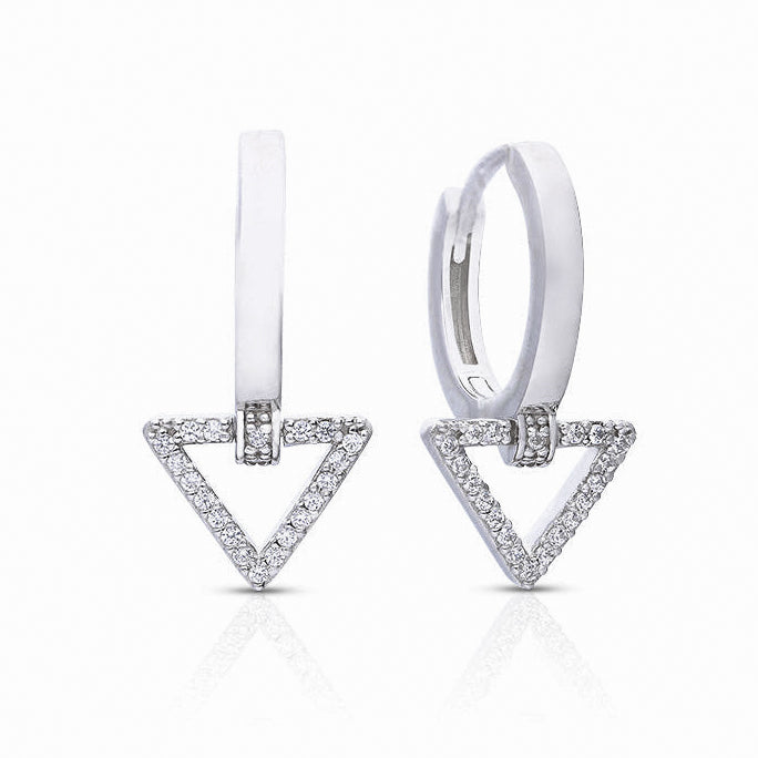 Diamonfire Geometric Hoop Earrings
