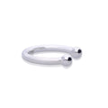Diamonfire Plain Ball Ear Cuff