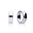 Diamonfire Plain Square Edge Hoop Earrings
