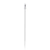 Diamonfire Single Plain Hoop Earring with Chain Drop