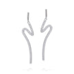 Diamonfire Wave Drop Earrings