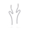 Diamonfire Wave Drop Earrings