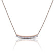 Diamonfire Pave Bar Necklace