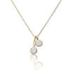 Diamonfire dubbele zirkonia hanger ketting