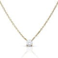 Diamonfire Claw Set Solitaire Zirconia Necklace